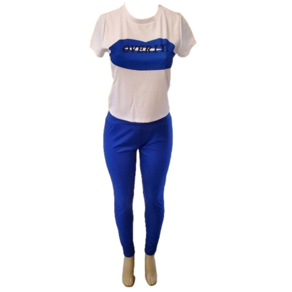 Pants - Two-piece (OVER-IT)(BLUE)